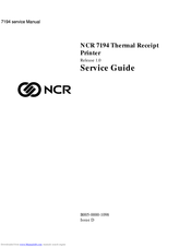 NCR 7194 Service Manual