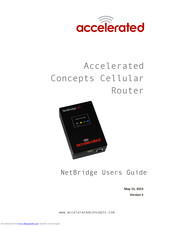 Accelerated Concepts Cellular Router User Manual