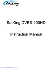 SatKing DVBS-100HD User Manual