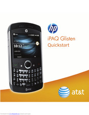 hp AT&T iPAQ Glisten Quick Start Manual