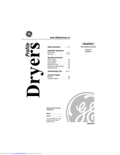 GE UPSE810 Use And Installation Manual