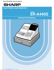 Sharp ER-A440S Instruction Manual