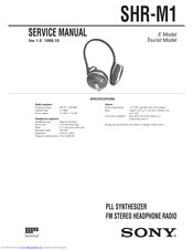 Sony SHR-M1 Service Manual