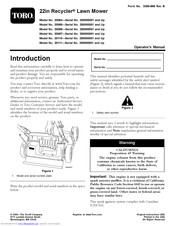 Toro 20111 Operator's Manual