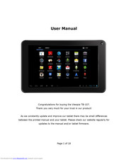 Viewpia TB-107 User Manual