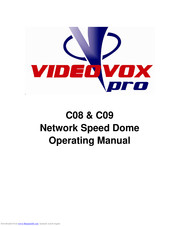 Videovox Pro C09 Operating Manual