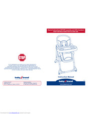 Baby Trend High Chair Instruction Manual