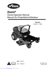 Ariens Zoom 915131-1334 Owner's/Operator's Manual