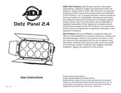 ADJ Dotz Panel 2.4 User Instructions