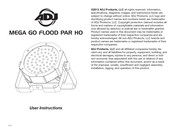 ADJ Mega Go Flood Par HO User Instructions