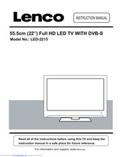 LENCO LED-2215 Instruction Manual