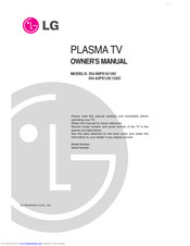 LG DU-50PX10 Owner's Manual