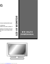 LG MW-30LZ10 Owner's Manual