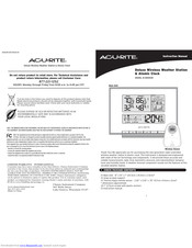 AcuRite 00593W Instuction Manual
