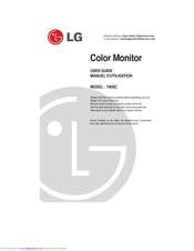 LG 795SC User Manual
