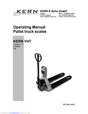 Kern VHT Operating Manual