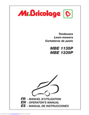 Mr.Bricolage MBE 1135P Operator's Manual