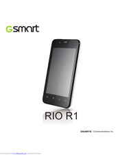 Gsmart RIO R1 User Manual