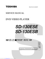 Toshiba SD-130ESE Service Manual