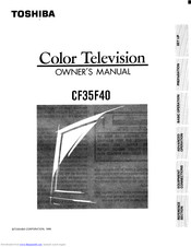 Toshiba CF35F40 Owner's Manual