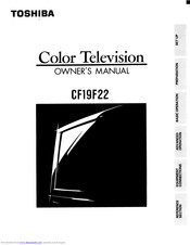 Toshiba CF19F22 Owner's Manual