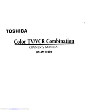 Toshiba M-V19H01 Owner's Manual
