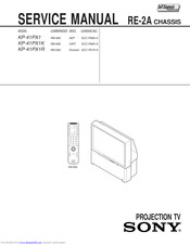 Sony KP-41PX1K Service Manual