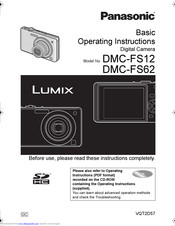 Panasonic Lumix Dmc Fs62 Manuals Manualslib