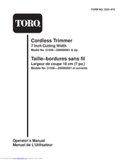 Toro 51556 Operator's Manual