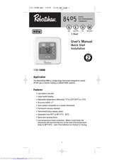 Robertshaw 8405 User Manual