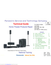 Panasonic SA-PT660 Technical Manual