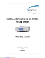 Aeroflex 2050T SERIES Operating Manual
