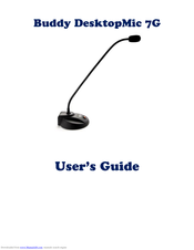InSync Speech Technologies Buddy DesktopMic 7G User Manual