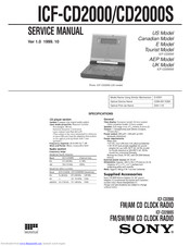 Sony CD Walkman D-E551 Service Manual
