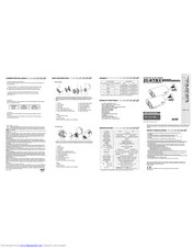 Ganz ZC-BT SERIES Instruction Manual