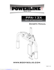 Body Solid Powerline PPA-13X Owner's Manual