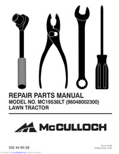 McCulloch MC19538LT Repair Parts Manual