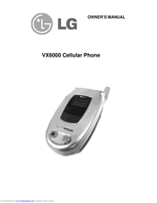 LG VX6000 Owner's Manual