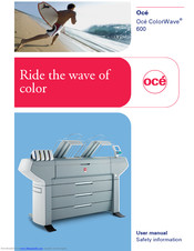 Oce ColorWave 600 User Manual