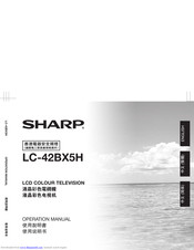 Sharp Aquos LC-42BX5H Operation Manual
