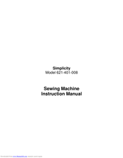 Simplicity 621-401-008 Instruction Manual