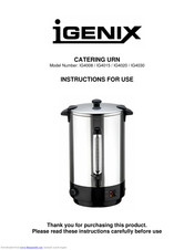 Igenix IG4015 Instructions For Use Manual