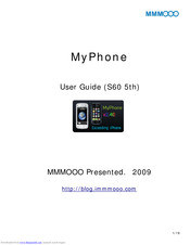 MMMOOO My Phone S60 5th User Manual