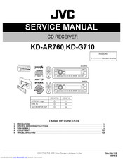 JVC KD-G710 Service Manual