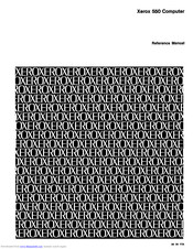 Xerox CX PRINT SERVER 550 Reference Manual