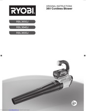Ryobi RBL3640J Original Instructions Manual