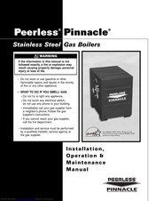 PEERLESS Stainless Steel Gas Boilers Installation, Operation & Maintenance Manual