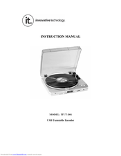 Innovative Technology ITUT-301 Instruction Manual