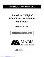 Mabis SmartRead 04-244-001 Instruction Manual