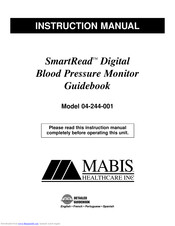 MABIS SmartRead 04-244-001 Instruction Manual